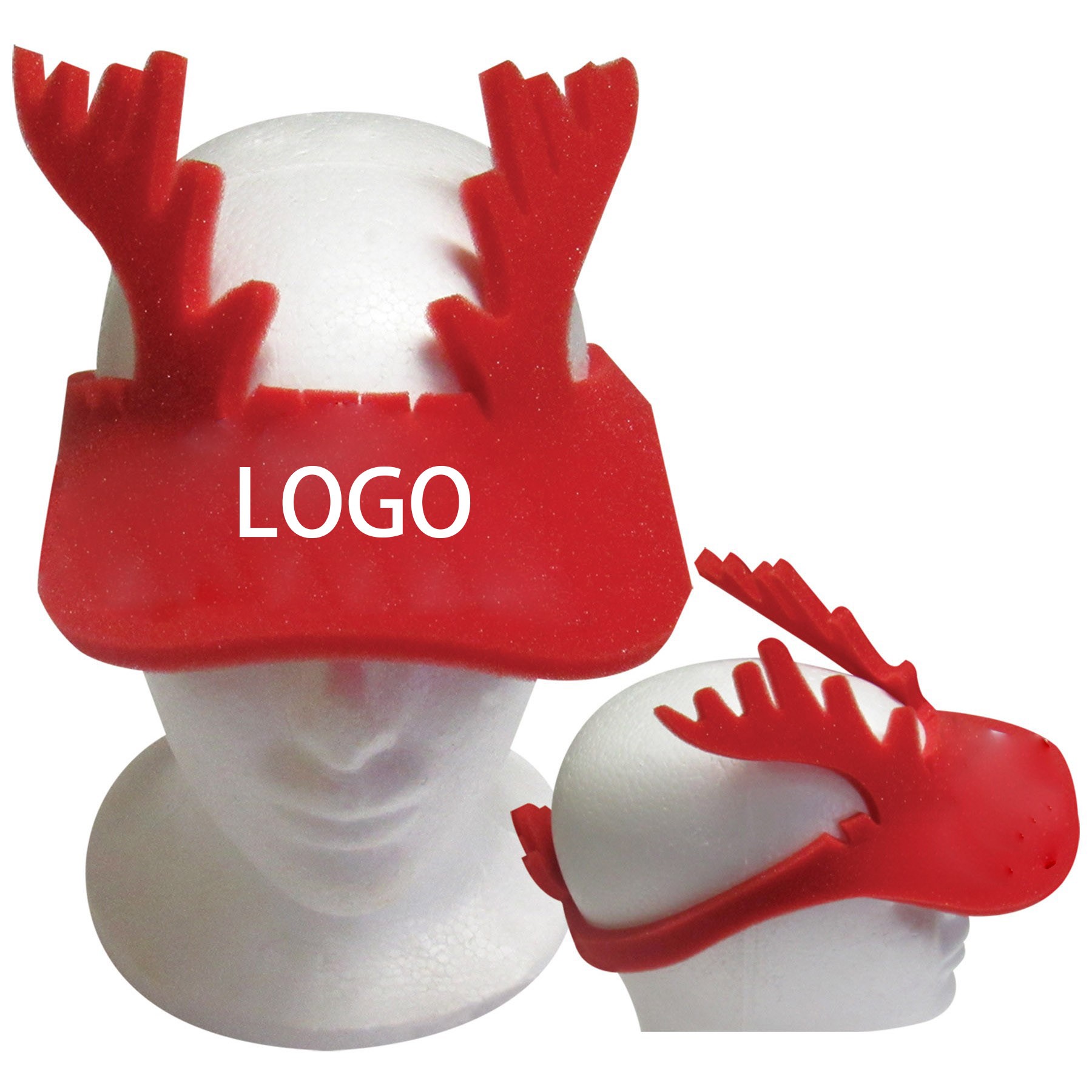 Moose Headband Foam Reindeer Visor For Christmas And Party