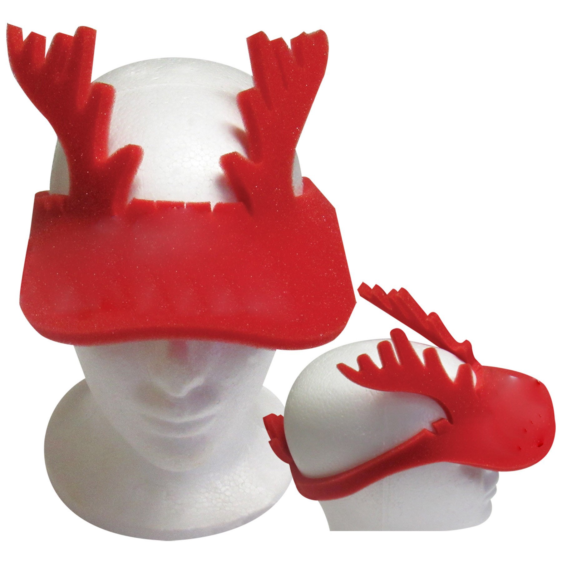 Moose Headband Foam Reindeer Visor For Christmas And Party