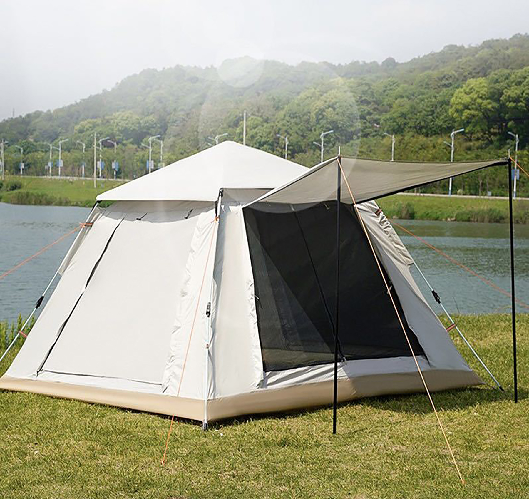 4 Person Pop Up Family Camping Tent Hiking & Travel
