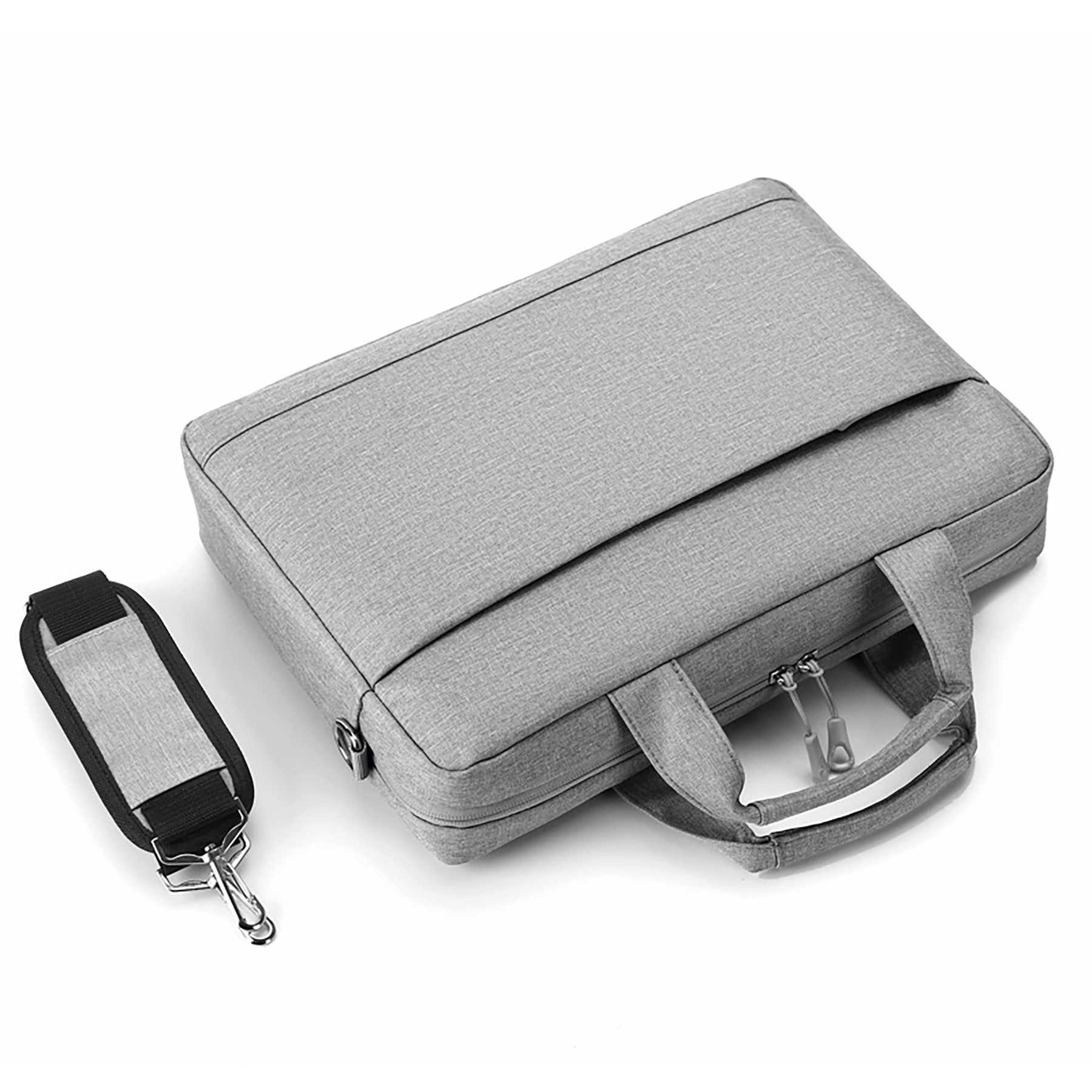 Laptop Shoulder Messenger Bag with Adjustable Depth at Bottom--15.6 Inch Laptop Shoulder Messenger Bag with Adjustable Depth at Bottom--15.6 Inch