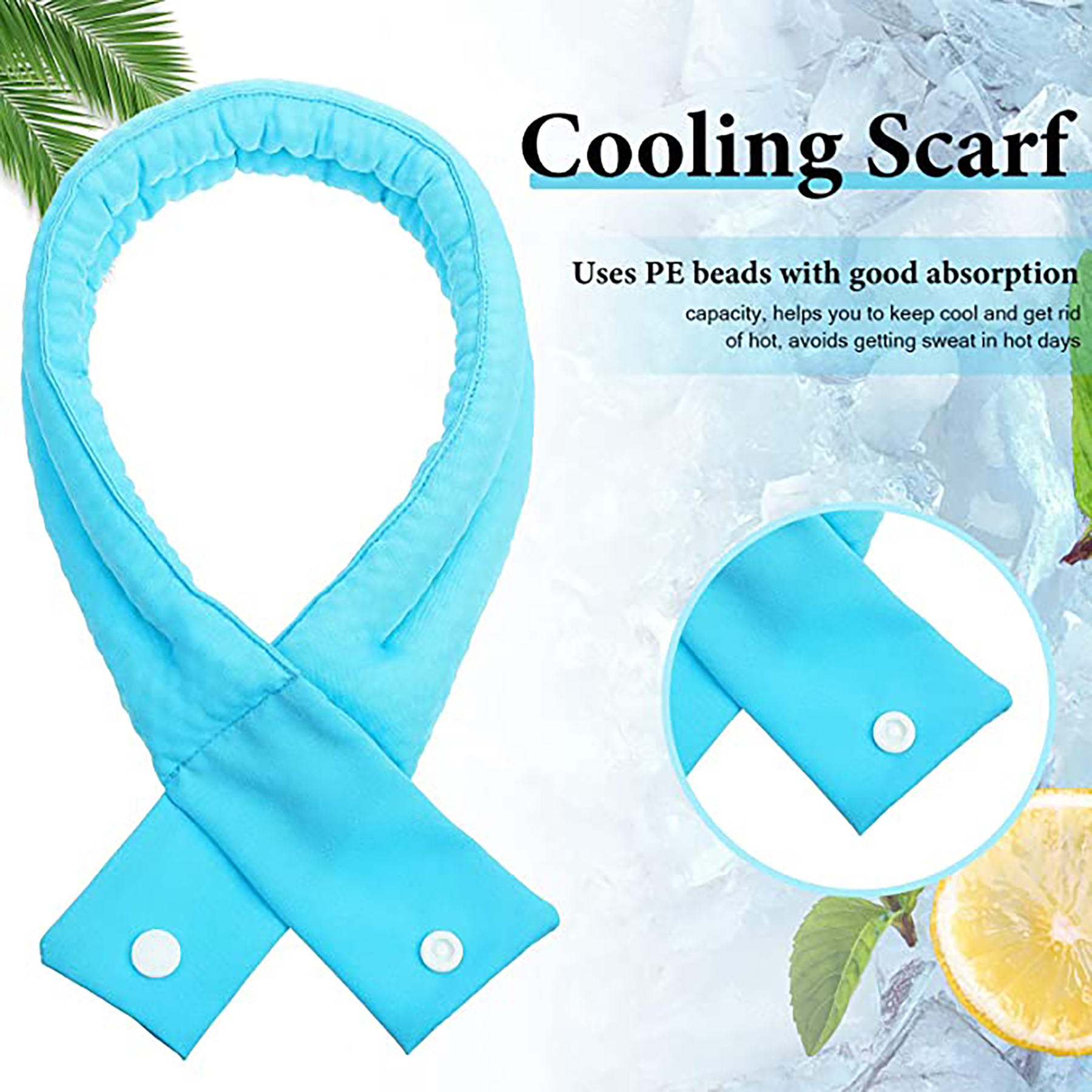 Cooling Neck Wrap Scarf for Hot Weather