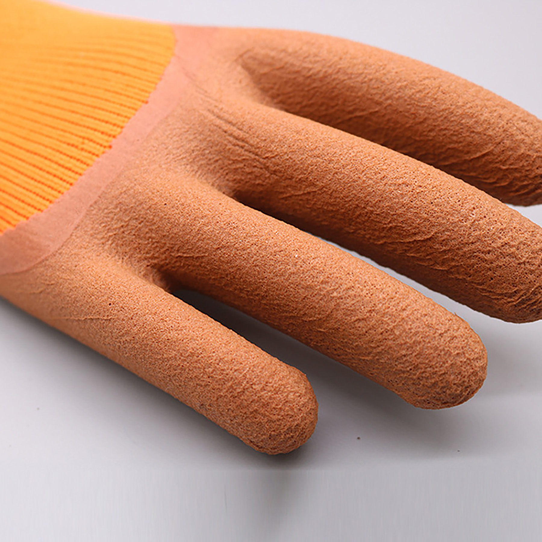 Nylon Safety Working Gloves with Knit Wrist Cuff