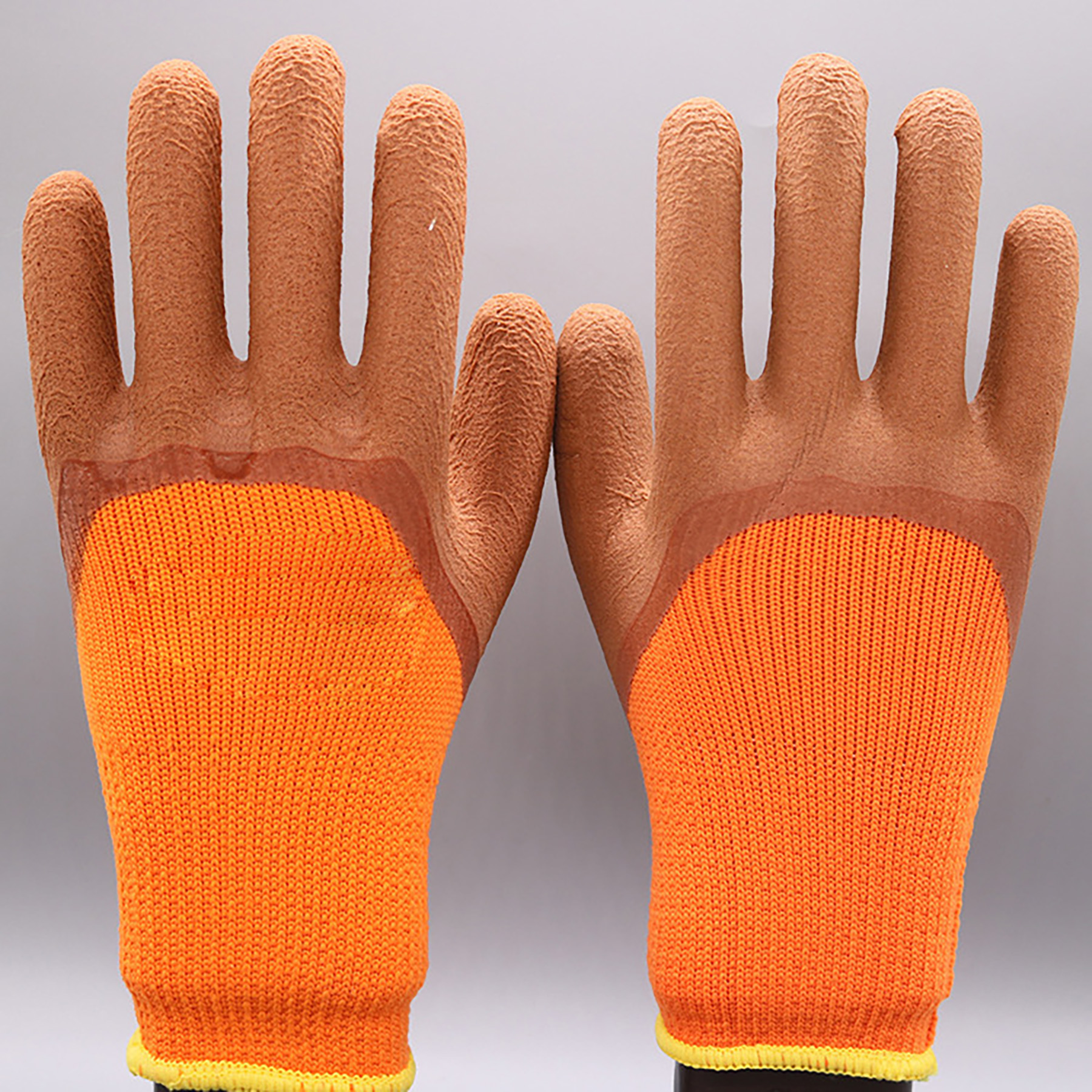 Nylon Safety Working Gloves with Knit Wrist Cuff