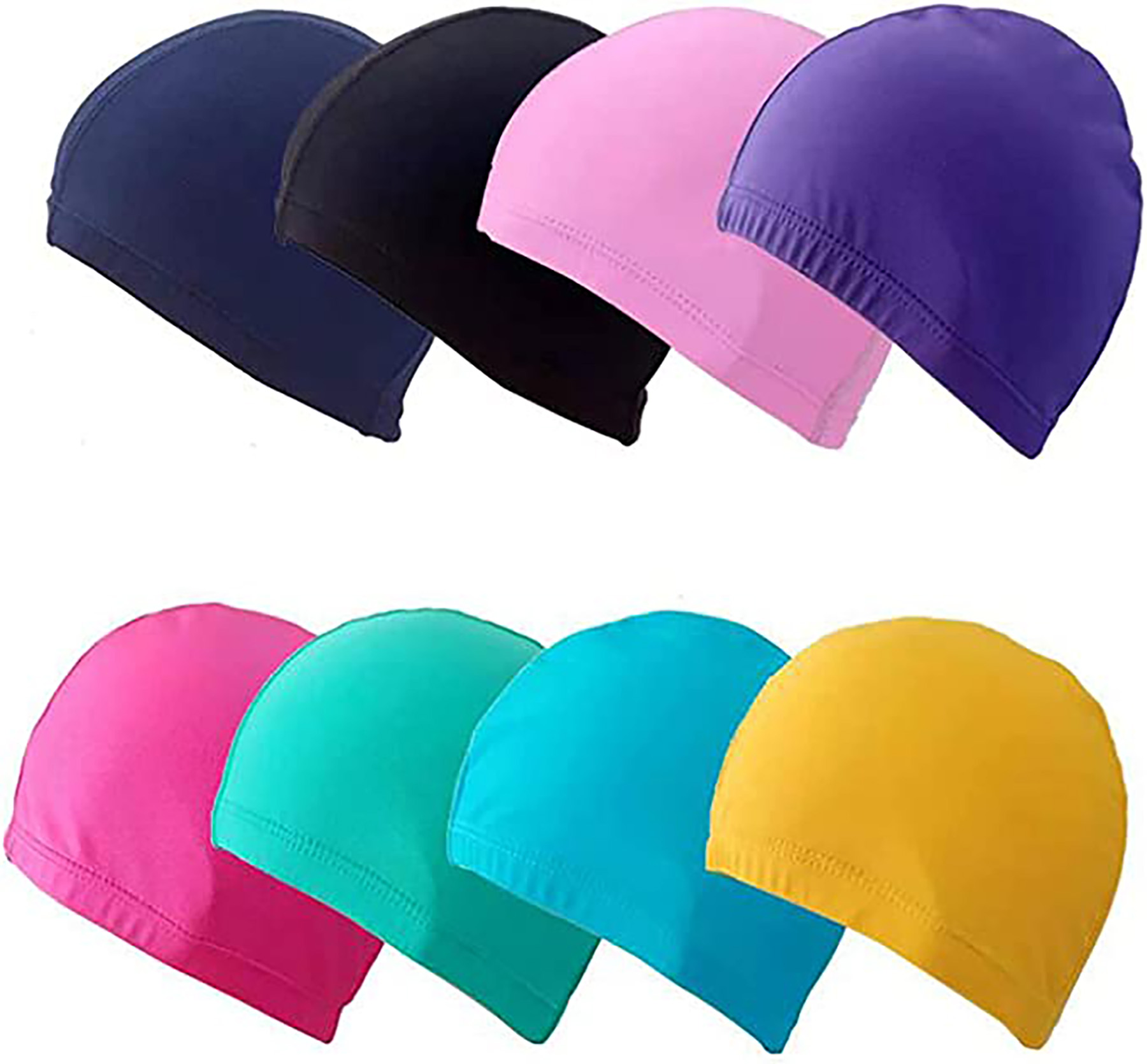 Non-Waterproof Cloth Swim Cap  for Adult