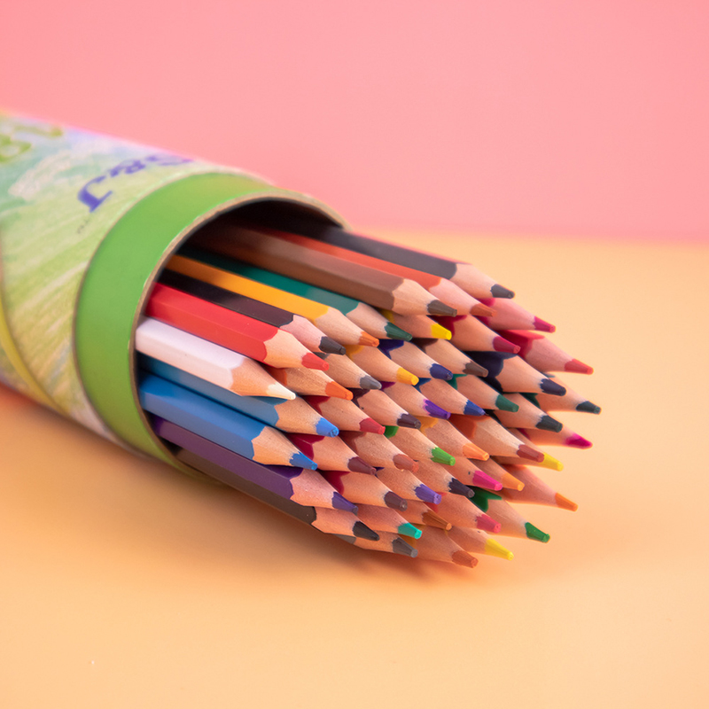 Highly-Pigmented Colored Pencils Crayons Set--48pcs Highly-Pigmented Colored Pencils Crayons Set--48pcs