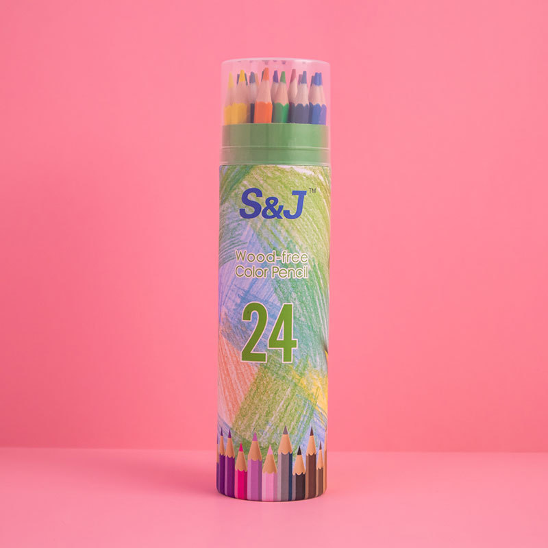 Highly-Pigmented Colored Pencils Crayons Set--48pcs Highly-Pigmented Colored Pencils Crayons Set--48pcs