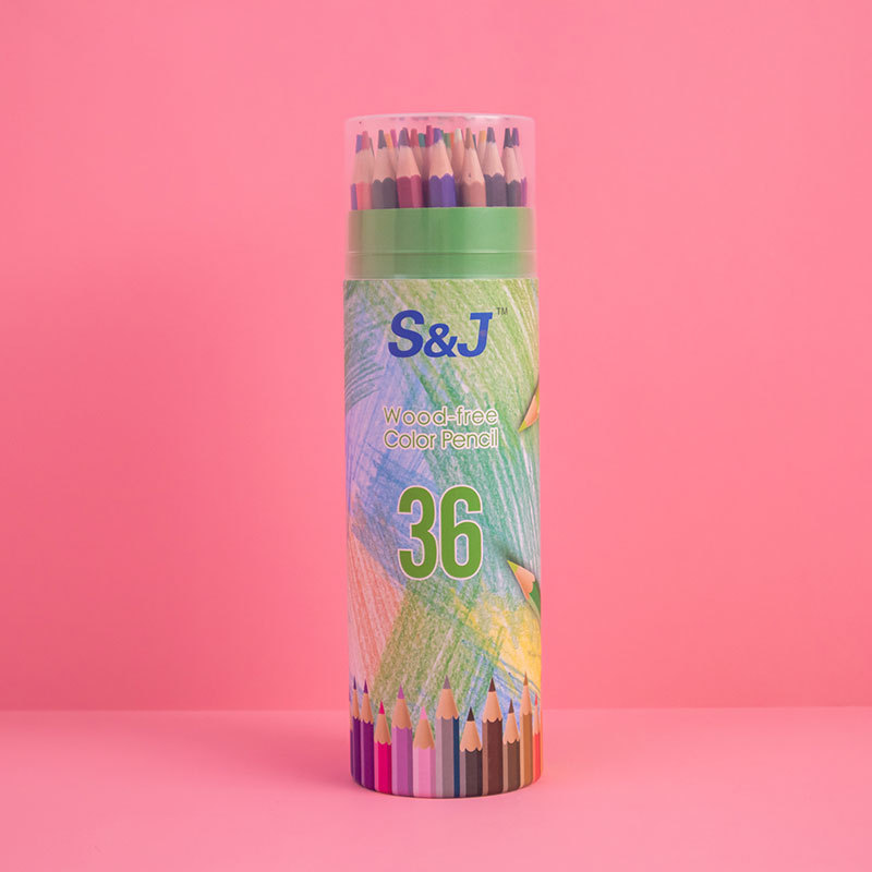 Highly-Pigmented Colored Pencils Crayons Set--48pcs Highly-Pigmented Colored Pencils Crayons Set--48pcs