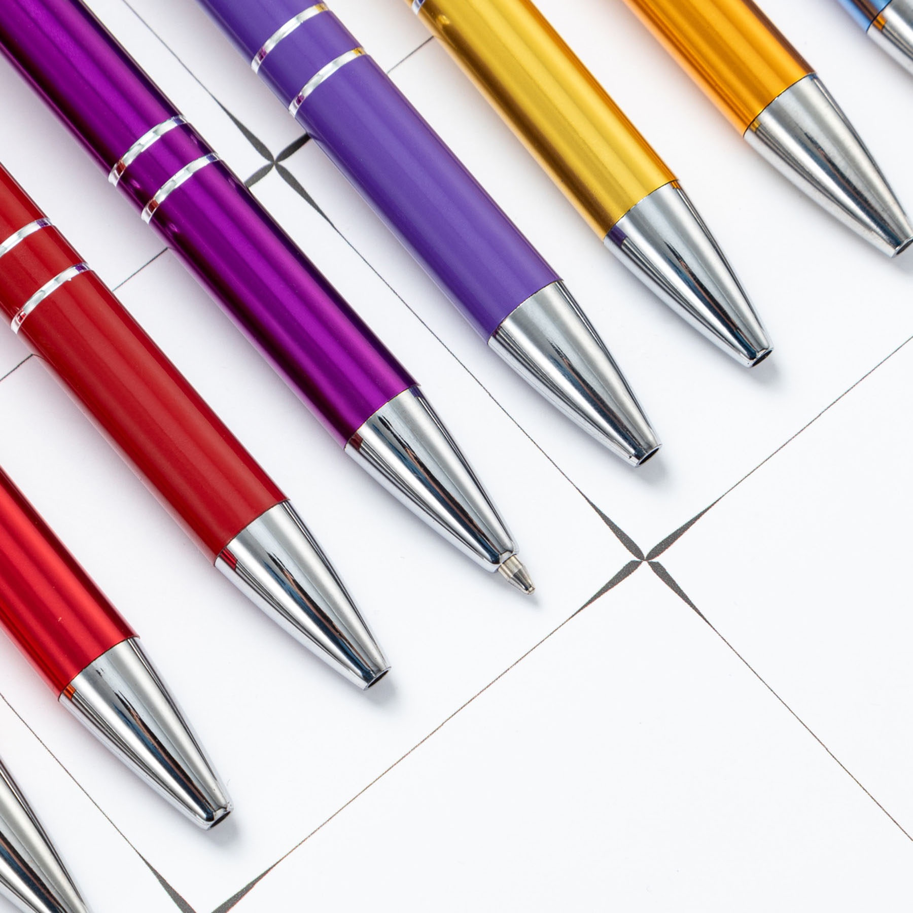 Metal Retractable Gift Writing Pens
