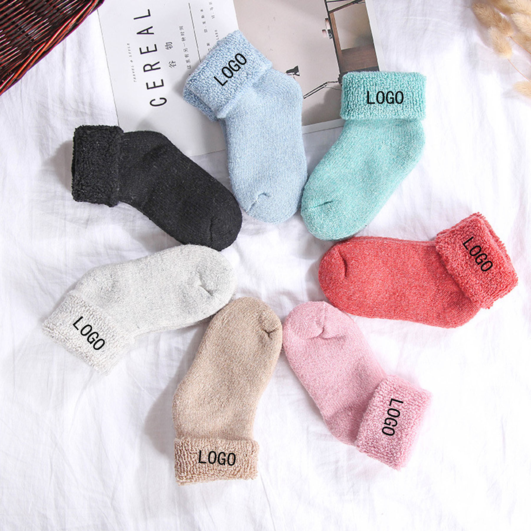 Children's Winter Thick Warm Wool Socks 