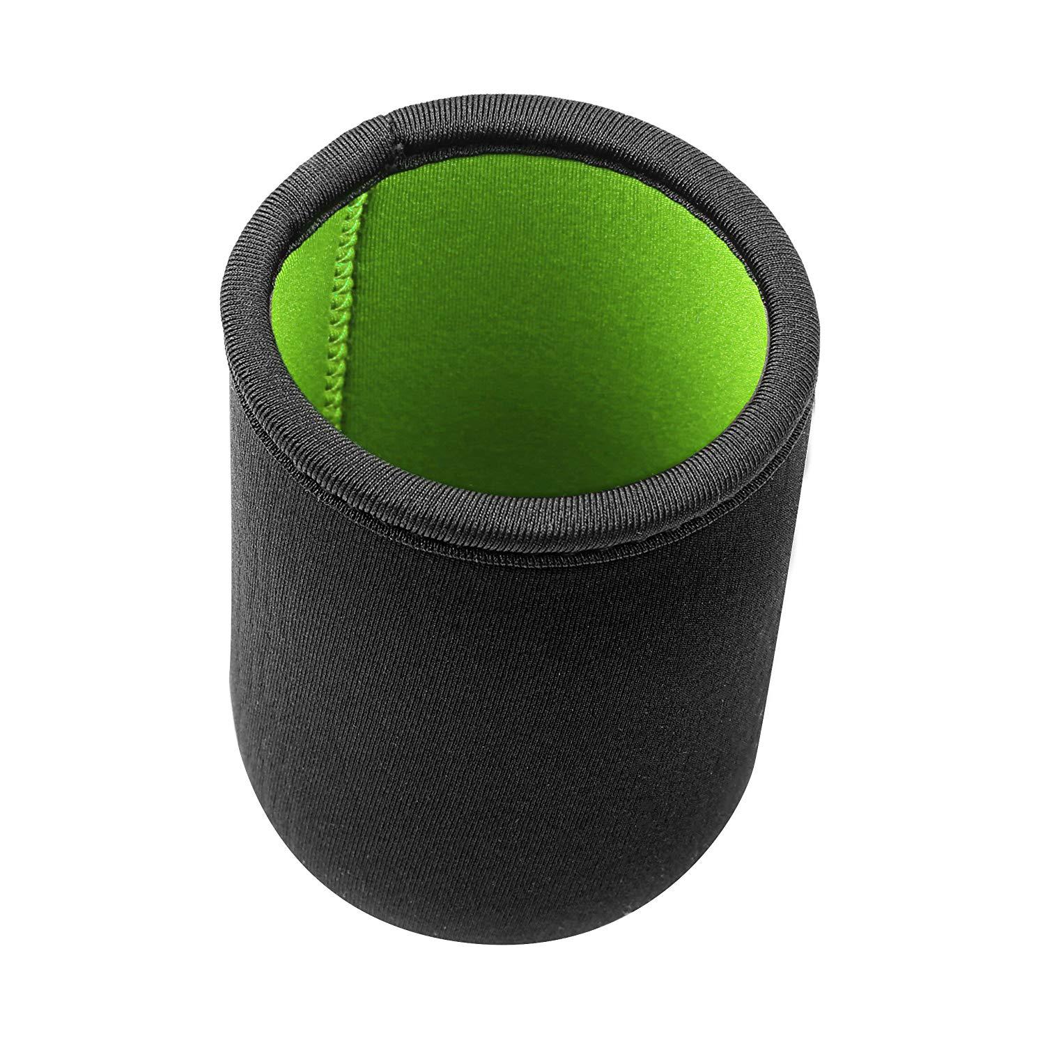 Neoprene 1 Seam Beer Can Sleeve Covers W/Stitched Fabric Edges