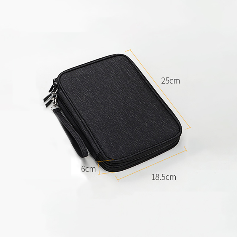 Waterproof Double-Layer Travel Cable Organizer Bag Electronic Accessories