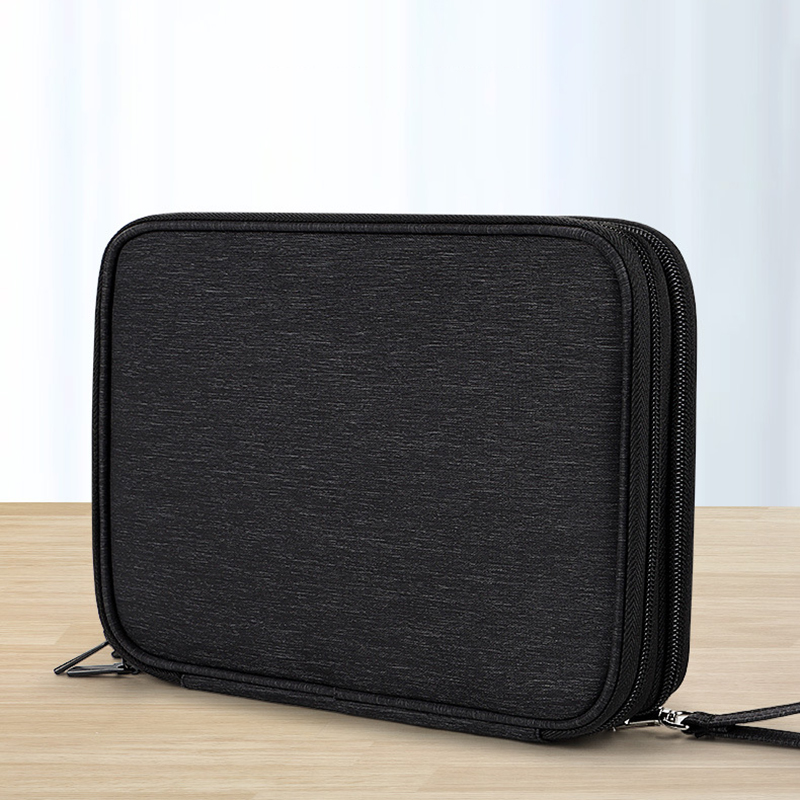 Waterproof Double-Layer Travel Cable Organizer Bag Electronic Accessories