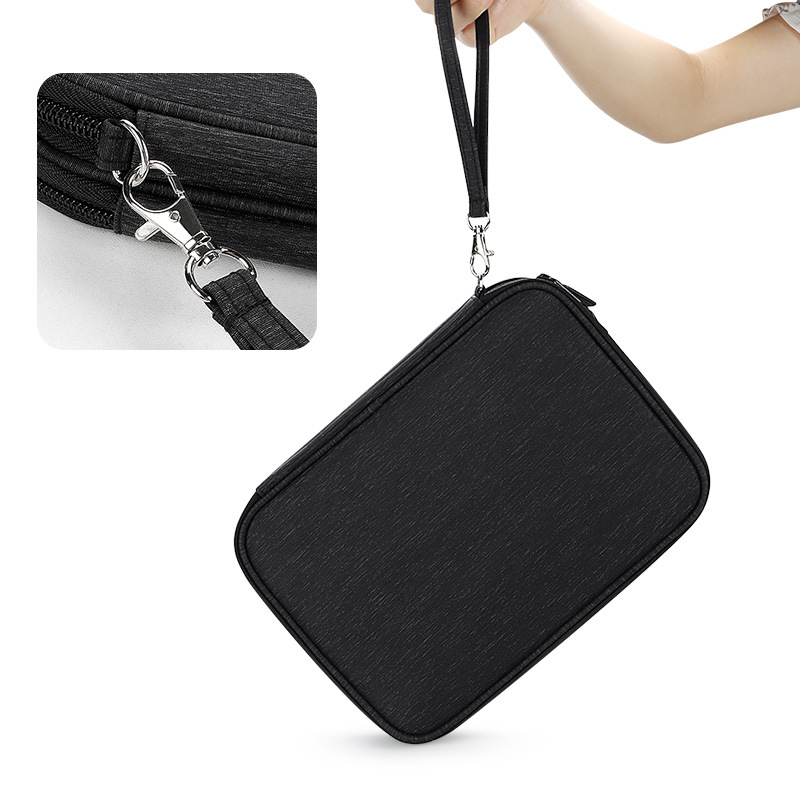 Waterproof Double-Layer Travel Cable Organizer Bag Electronic Accessories