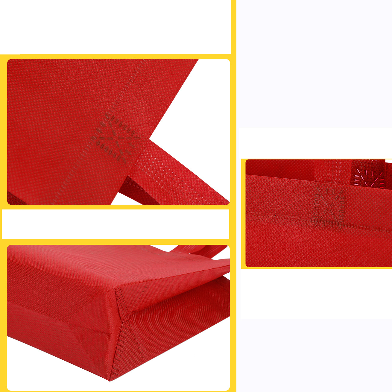 70gsm Reusable Non Woven Totes Bag Grocery Shopping Bag