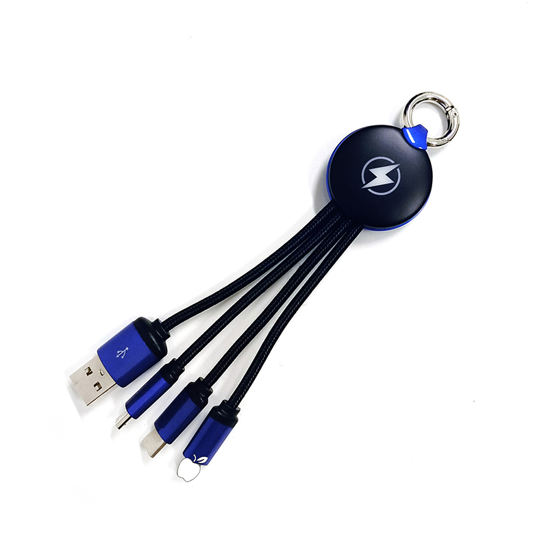 3 in 1 USB Charging Cable w/LED Backlight LOGO