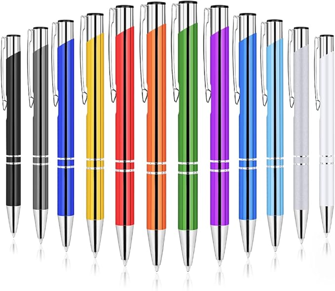 Metal Retractable Signing Ballpoint Pens