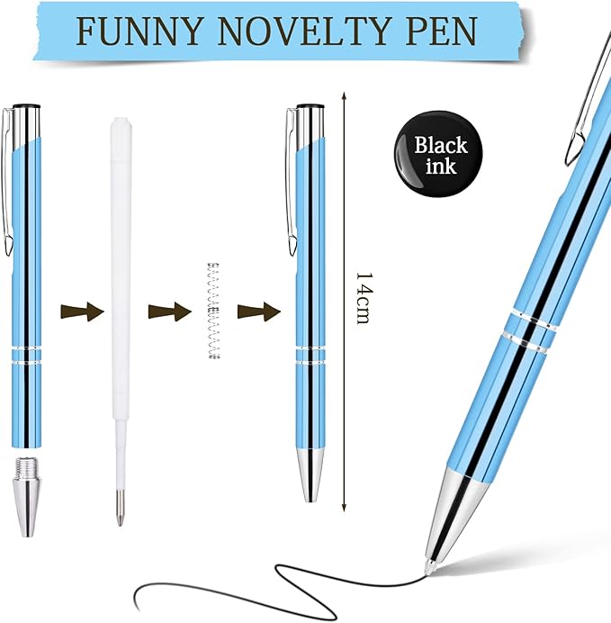Metal Retractable Signing Ballpoint Pens