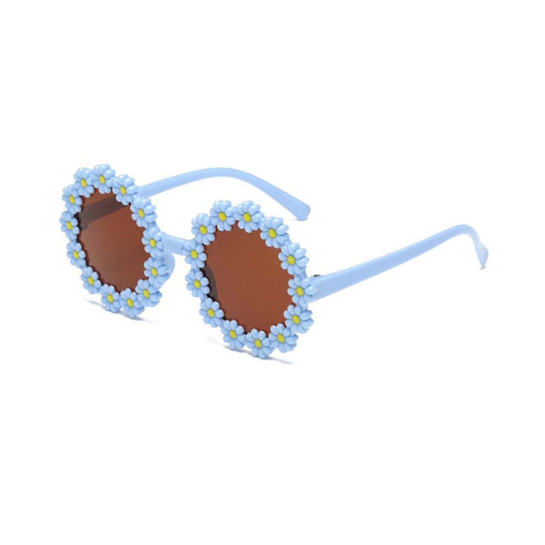 Daisy Sunglasses Flower Round Sunglasses for Toddler 