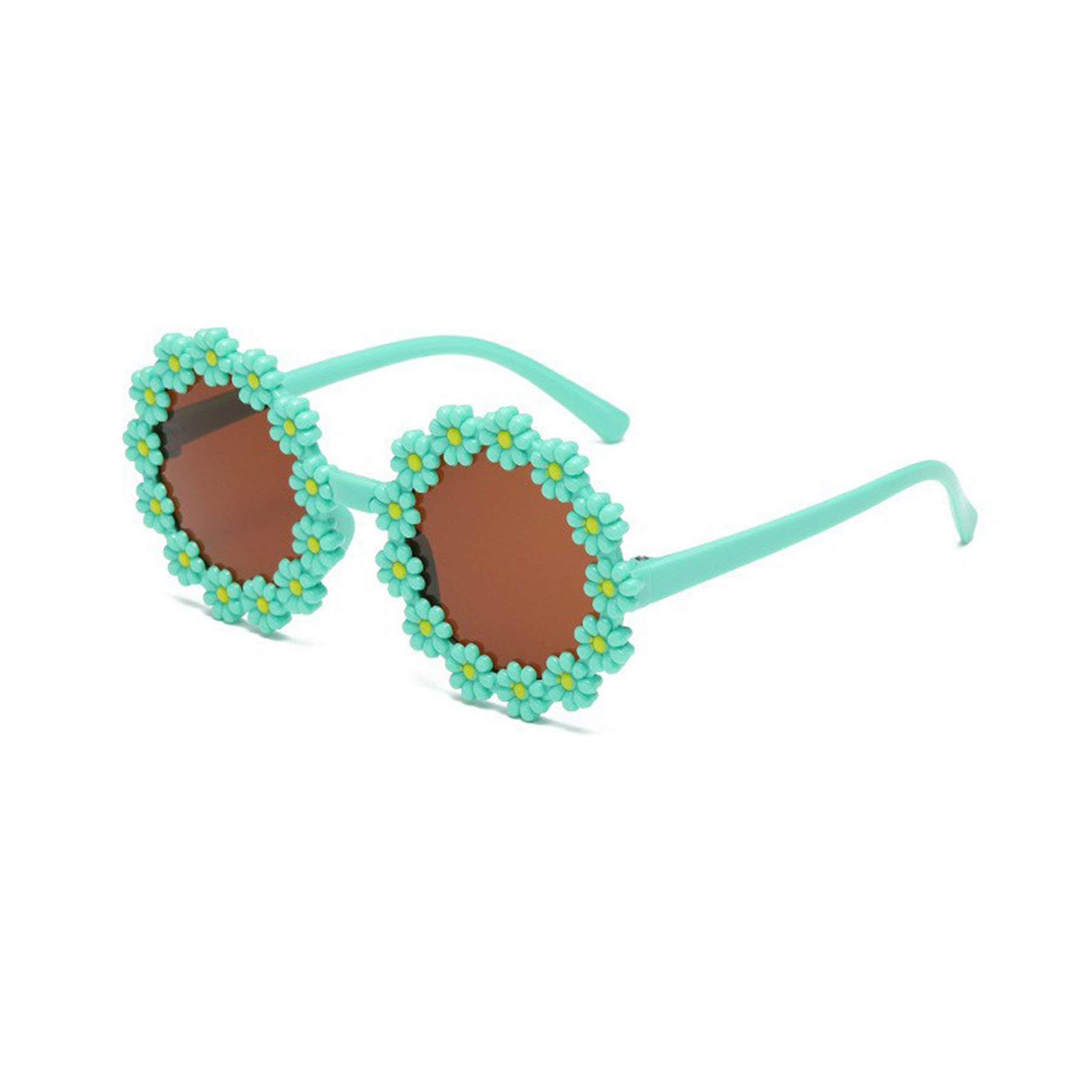 Daisy Sunglasses Flower Round Sunglasses for Toddler 