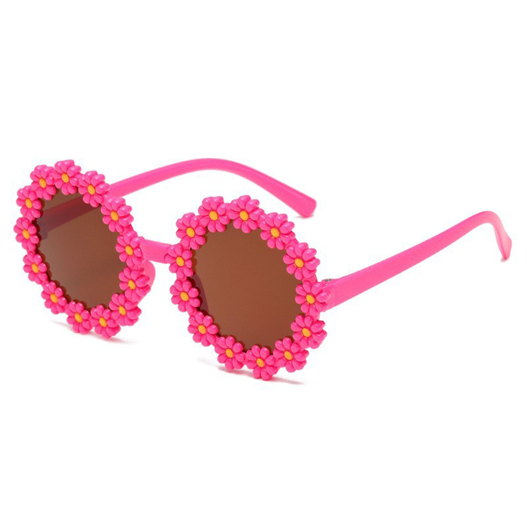 Daisy Sunglasses Flower Round Sunglasses for Toddler 
