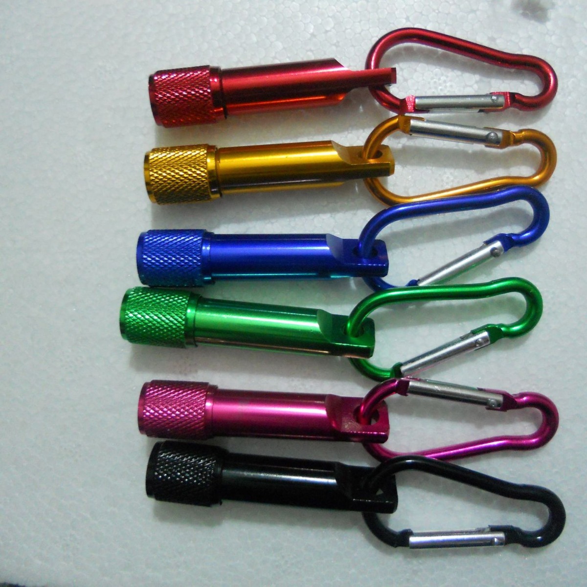 MGE4438 Aluminum Mountaineering Button Key Pendant Mini Flashlight