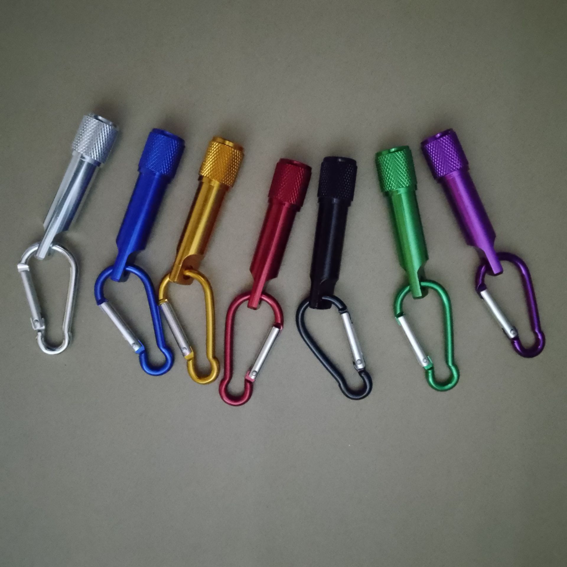 MGE4438 Aluminum Mountaineering Button Key Pendant Mini Flashlight